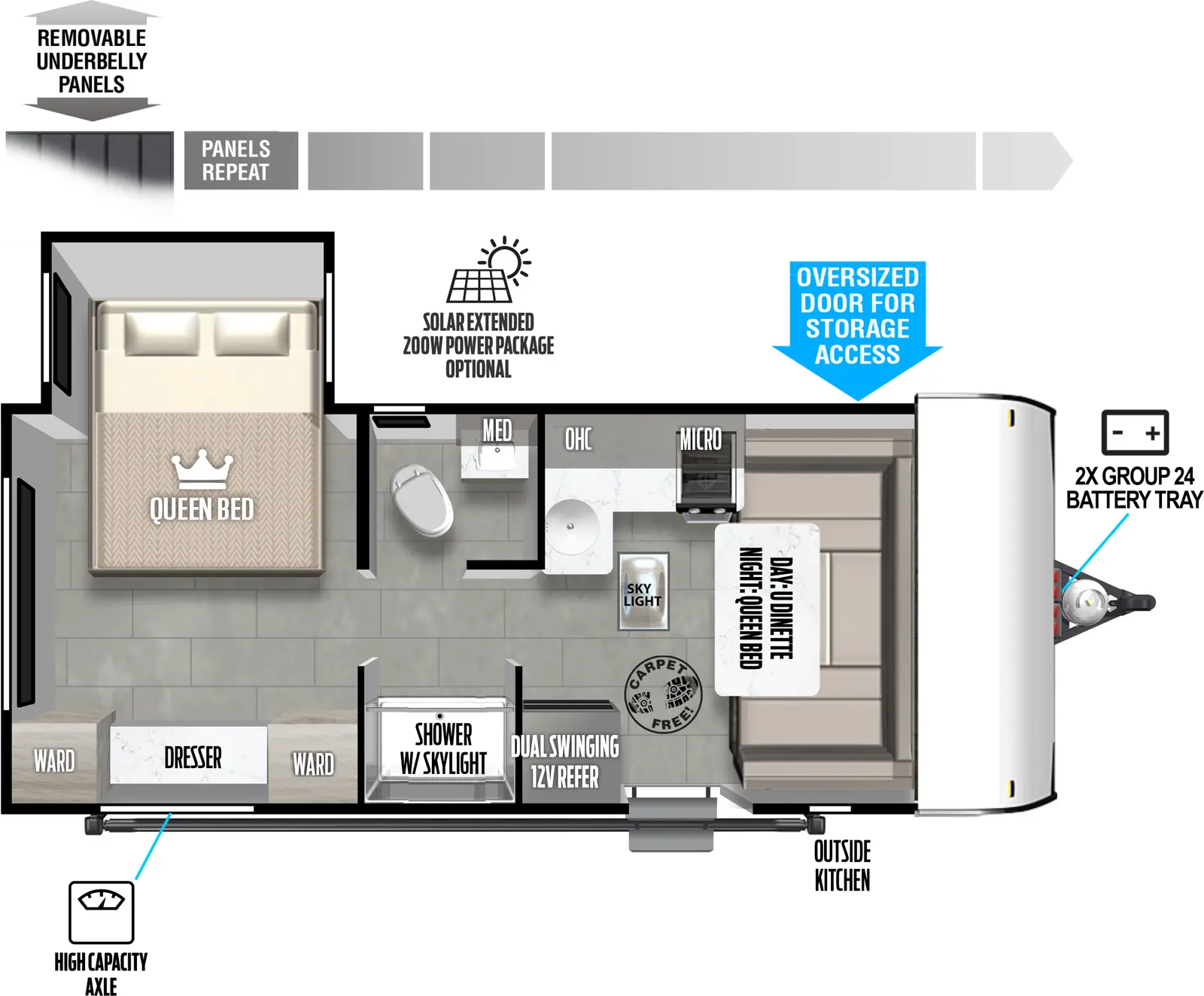 Salem Fsx 169RSK Floorplan